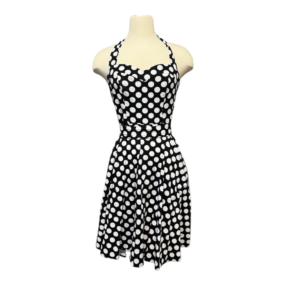 Polka Dot Halter Dress